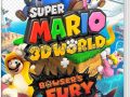 Super Mario 3D World + Bowser's Fury Nintendo Switch game box art featuring Mario, Luigi, Peach, Toad, and the menacing Fury Bowser.